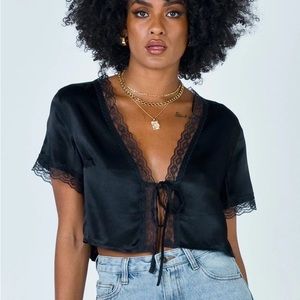 Princess Polly Vintage Tie up Top